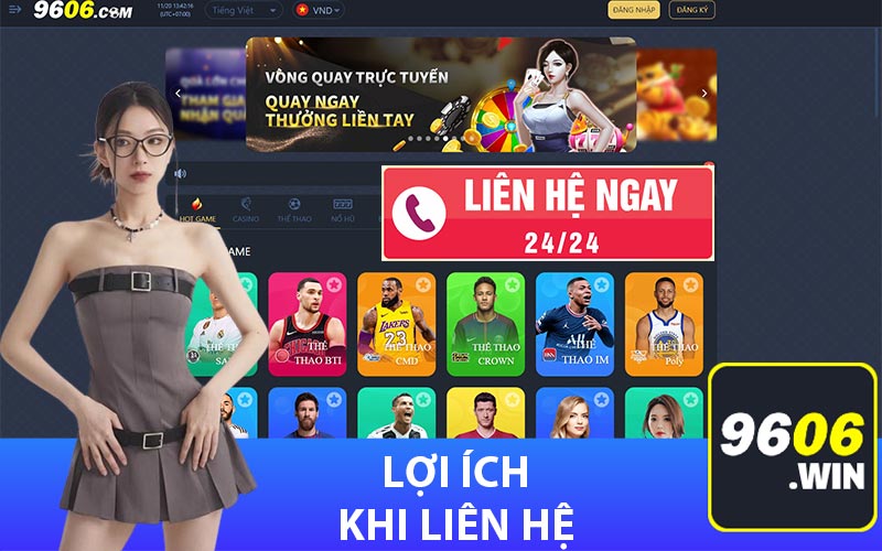 Lợi ích khi liên hệ